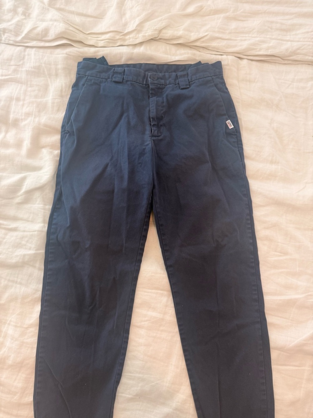 Tommy Hilfiger Navy Straight-Leg Chinos